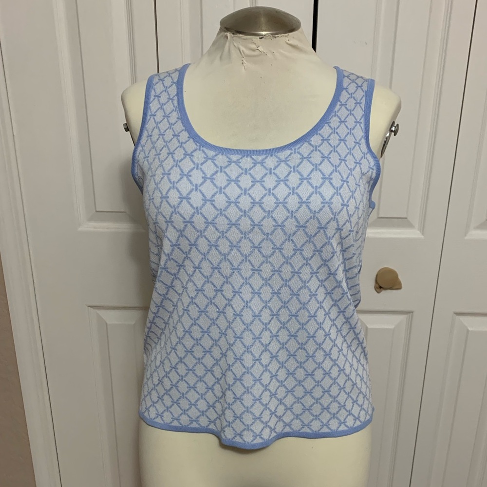 EUC Jana Kos geometric print tank.